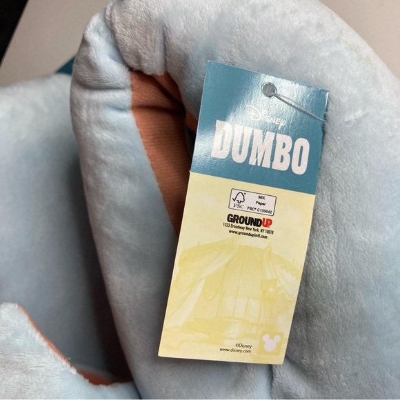 Disney Dumbo Plush Slippers Adult Women Size M 7/8 - Picture 4 of 8